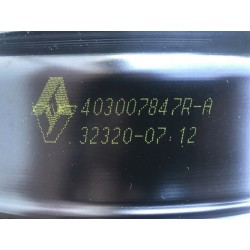 4x ocelový disk 6,5Jx16, 4x100x60,1 ET 40 - DACIA SANDERO II (2012 - 2021)