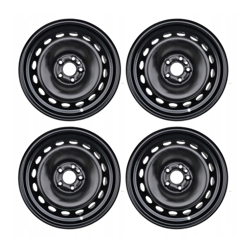 4x ocelový disk 6Jx15, 5x98x58,1 ET 39 - Fiat 500L (2012 - )