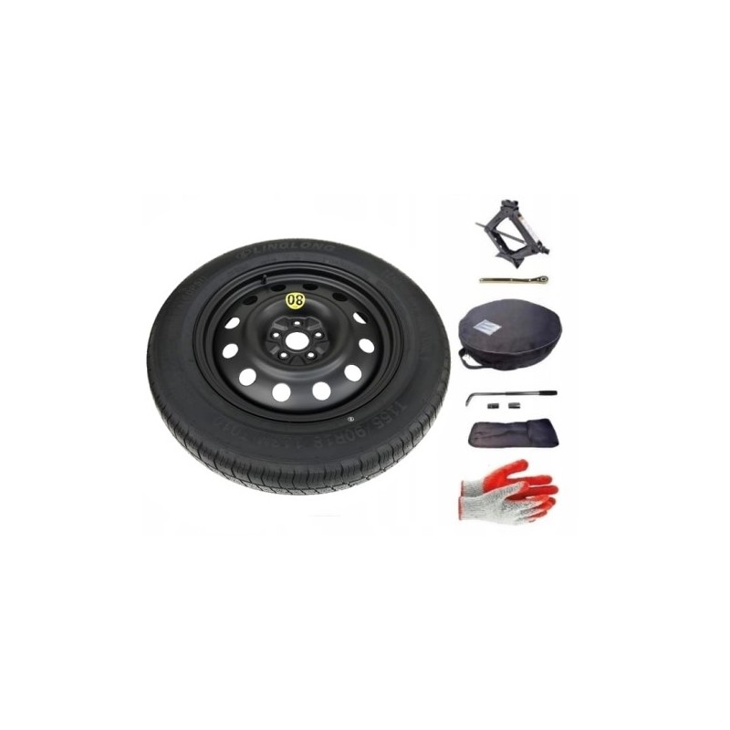 SESTAVA + DOJEZDOVÉ KOLO Hyundai Santa Fe II (2006 - 2012) R18 5X114,3X67,1